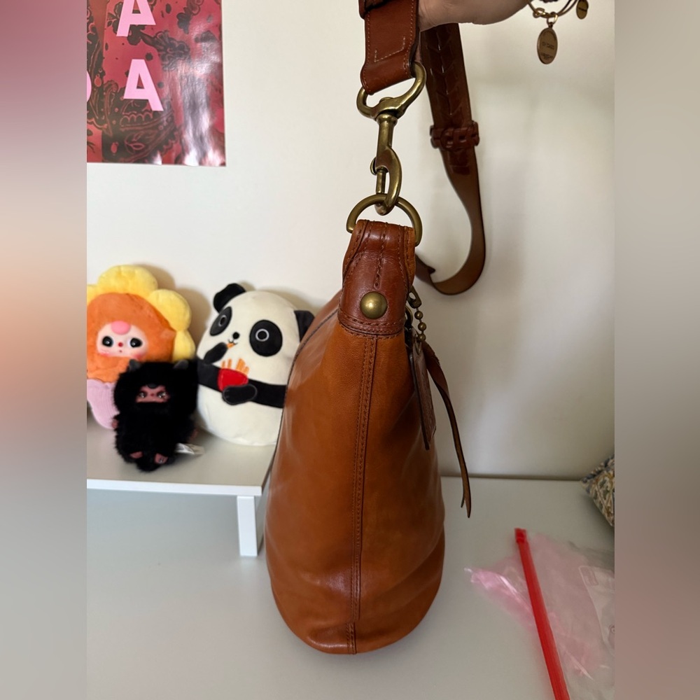 Coach Bleecker XL Duffle Leather Tattersall Whipstitch Buckle - Picture 6 of 12